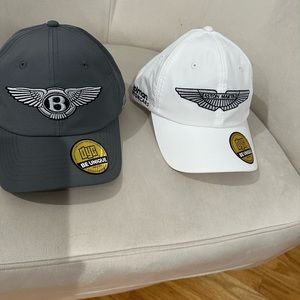 Aston Martin and Bentley Embroidered Hats